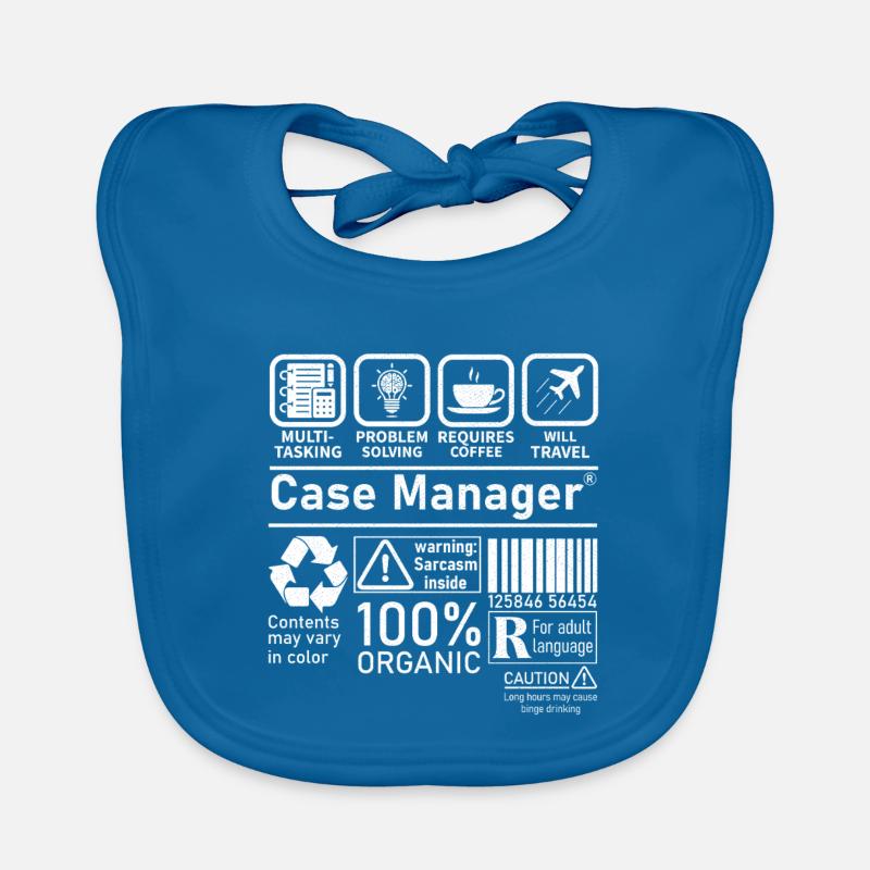 Case Manager multi tasking problem solving Organic Baby Bibs
