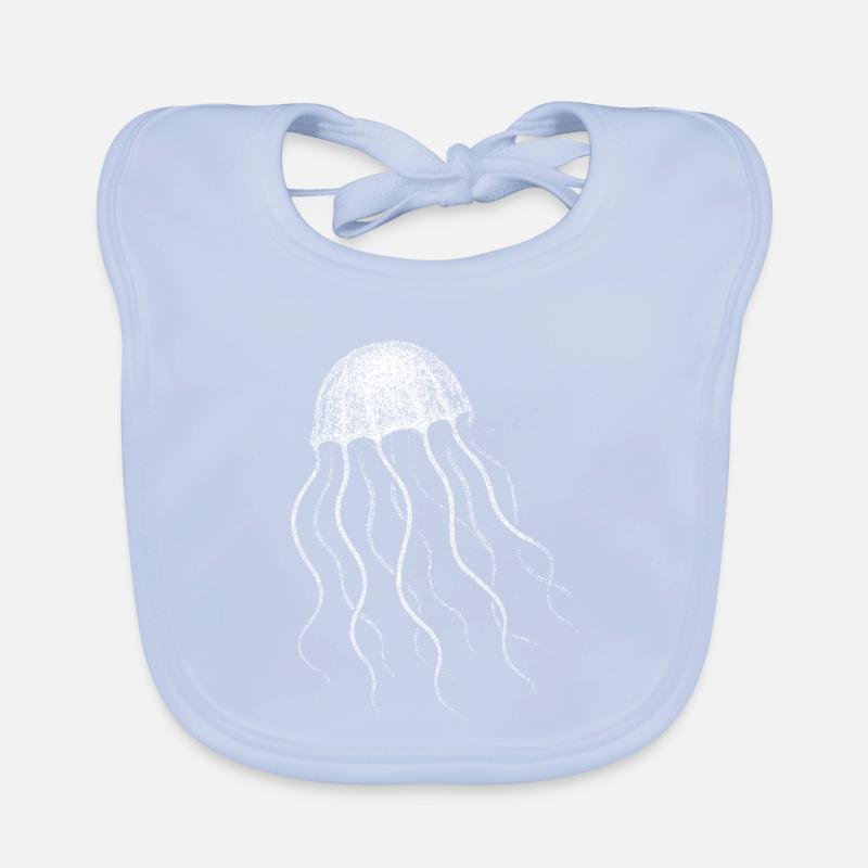 Méduse Bavoir bio Bébé