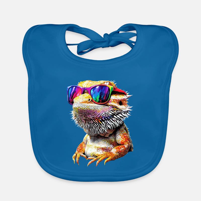 Bearded Dragon Lizard Bearded Dragon Cute Bearded Dragons Organic Baby Bibs