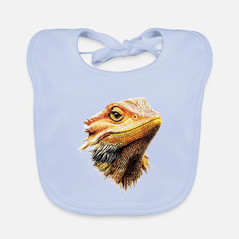 Bartagame Echse Bearded Dragon Süße Bartagamen Baby Bio-Lätzchen