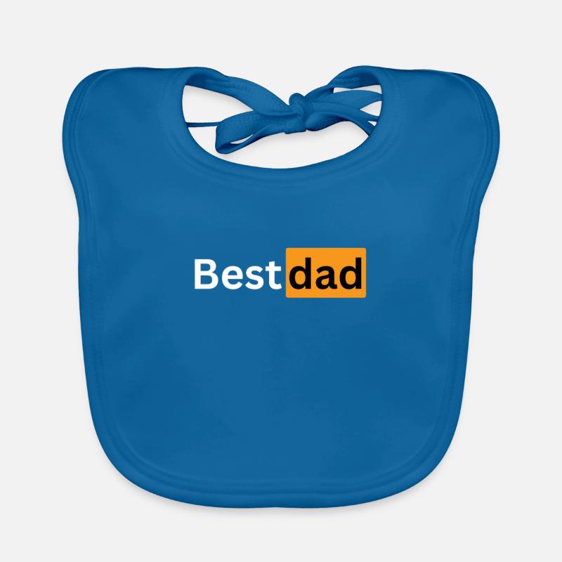 Best Papa Best Dad Organic Baby Bibs