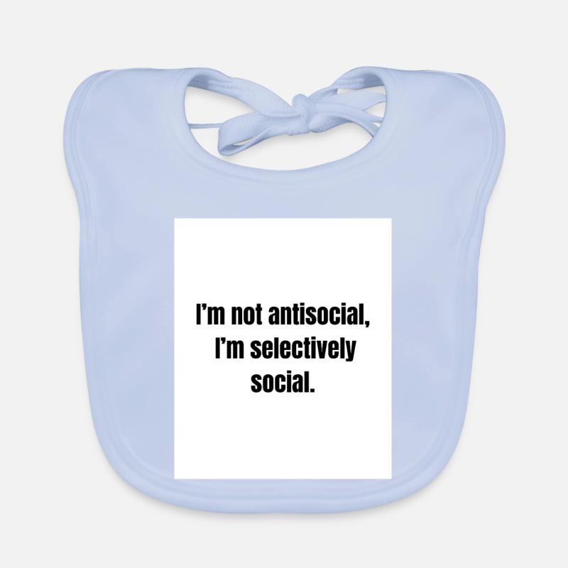 Selectively Social – Introvert Definition Bavoir bio Bébé