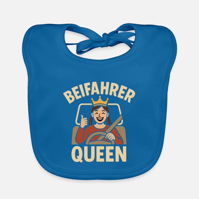 Conception Queen passager Bavoir bio Bébé