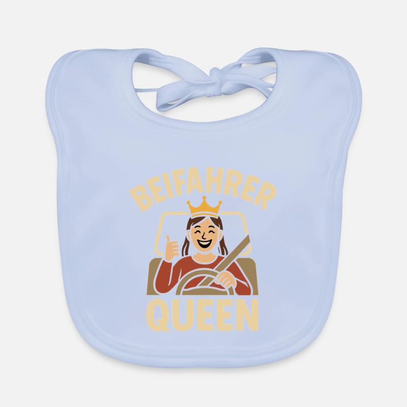 Conception Queen passager Bavoir bio Bébé