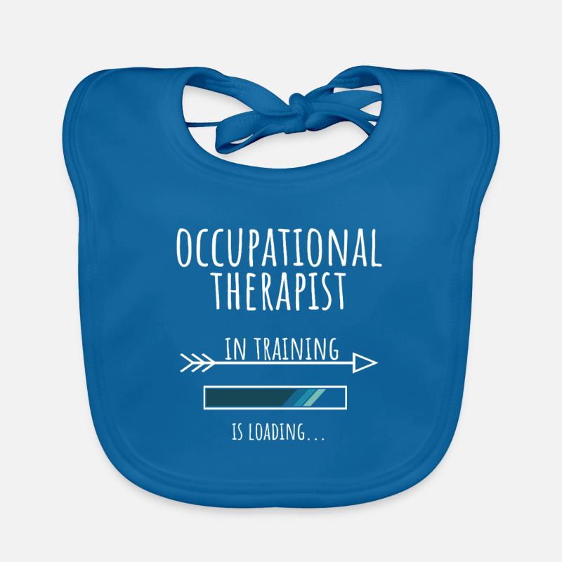 Geschenk Beruf Ausbildung Ergotherapeut Baby Bio-Lätzchen