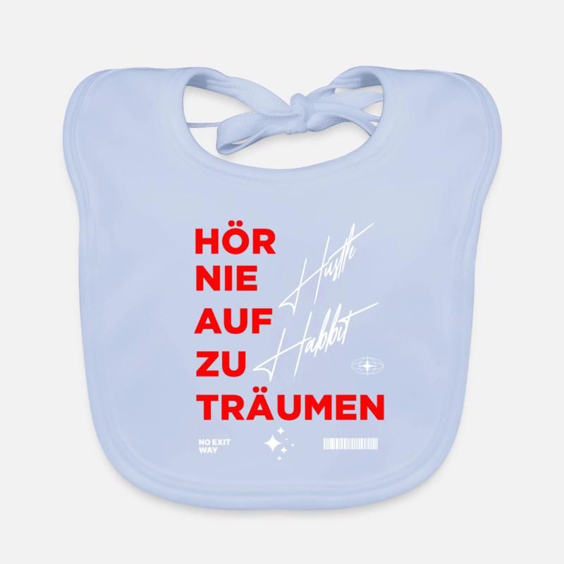 Tendance motivante Conception d’impression graphique Bavoir bio Bébé