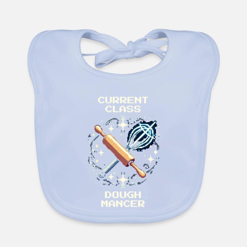Class: Doughmancer | Baking bread humor Organic Baby Bibs