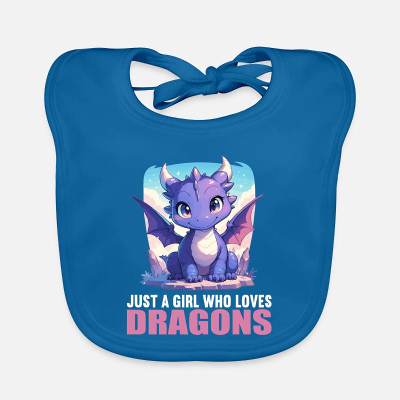Drachen Drache Baby Bio-Lätzchen