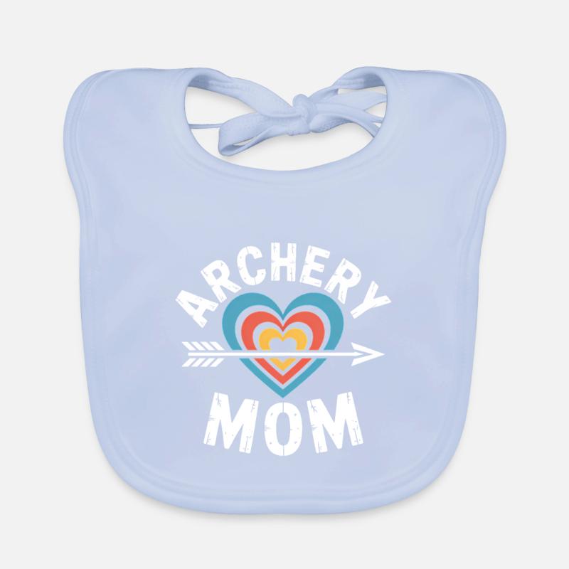 Tir à l’arc Dicton Mère Tir à l’arc Cadeau Bavoir bio Bébé