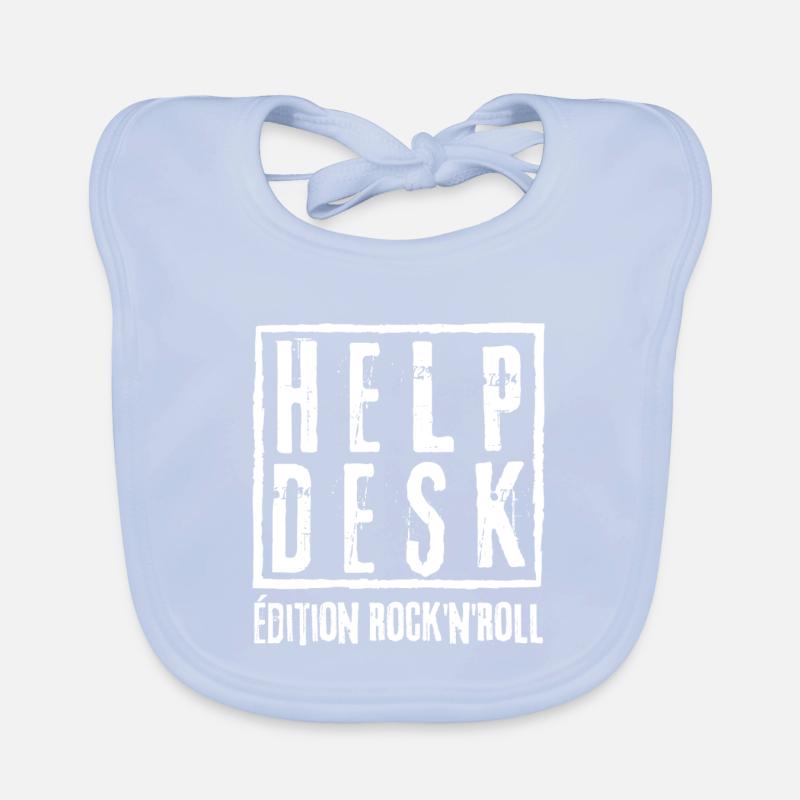 HELP DESK Edition Rock N Roll Bavoir bio Bébé