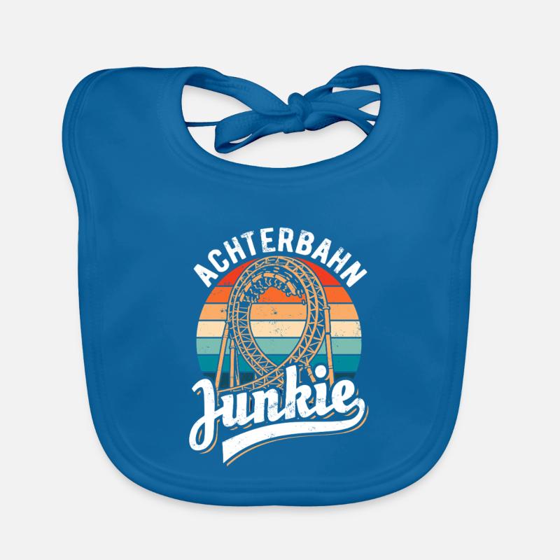 Roller Coaster Junkie - Looping Organic Baby Bibs
