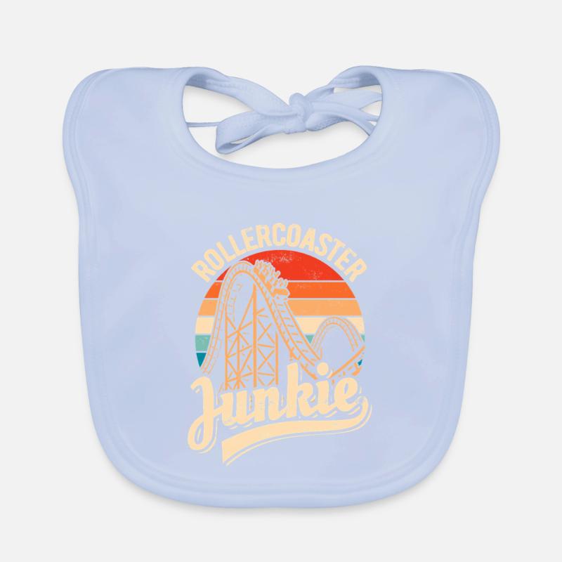 Rollercoaster Junkie - Roller Coaster - Boucle Bavoir bio Bébé
