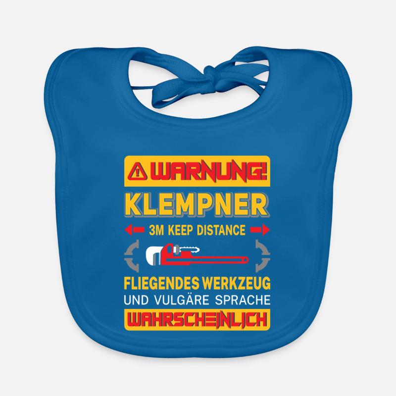 Heating Engineer Heating Construction Plumber Plumber Organic Baby Bibs