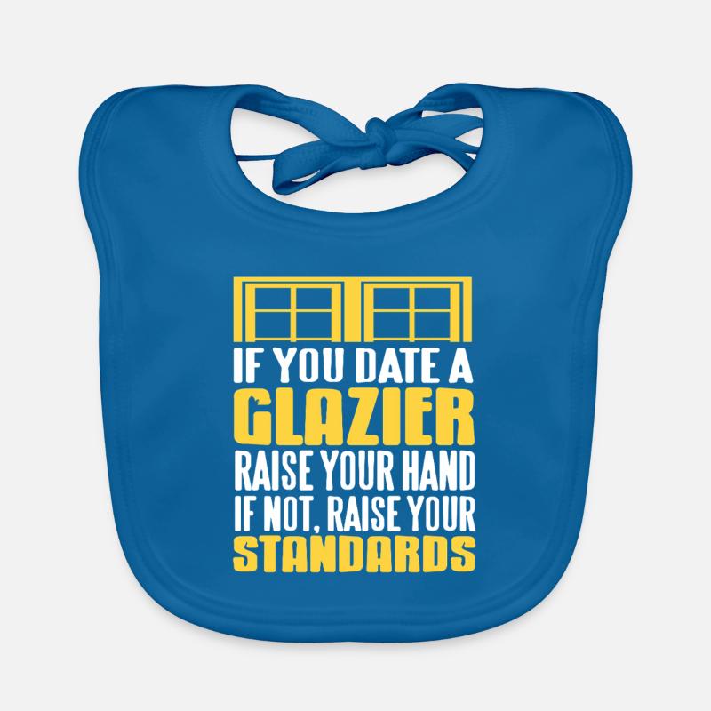 Sexy Glazier Humor I Cant Help Confidence Baby Bio-Lätzchen