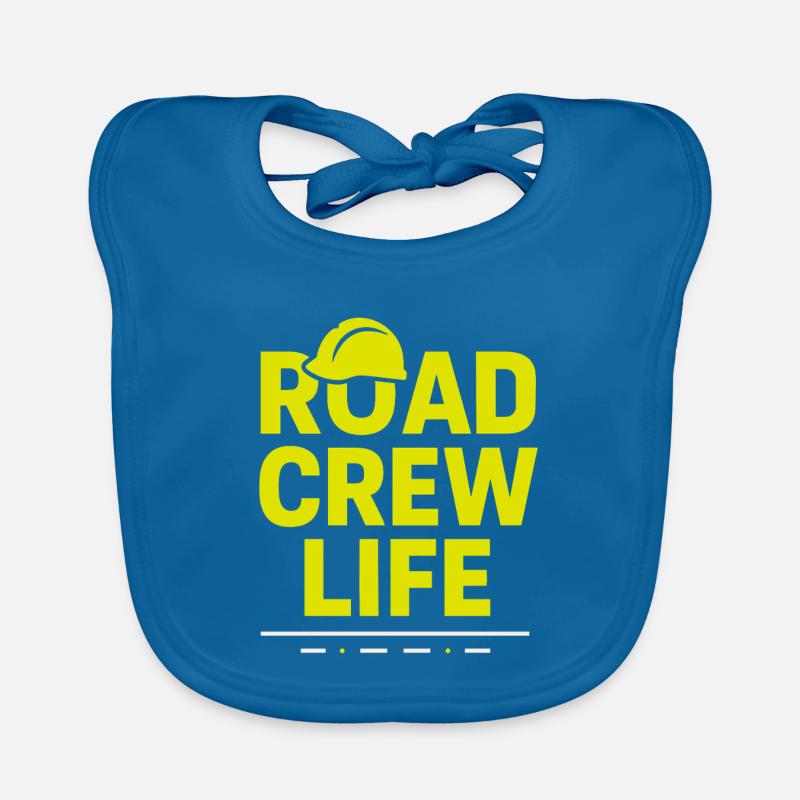 Road Construction Team Asphalt Concrete Team Organic Baby Bibs