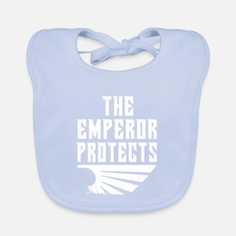 Emperor Protects. Sci-fi Game Fantasy Space Design Organic Baby Bibs