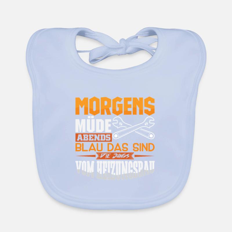 Heating Engineer Heating Construction Plumber Plumber Organic Baby Bibs
