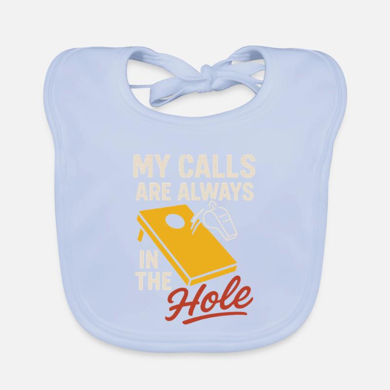 Cornhole Refere Official Referee Organic Baby Bibs