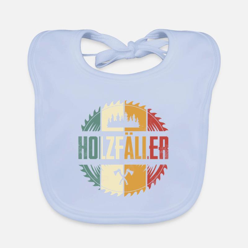 lumberjack Organic Baby Bibs