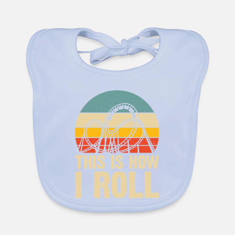 Roller coaster Organic Baby Bibs