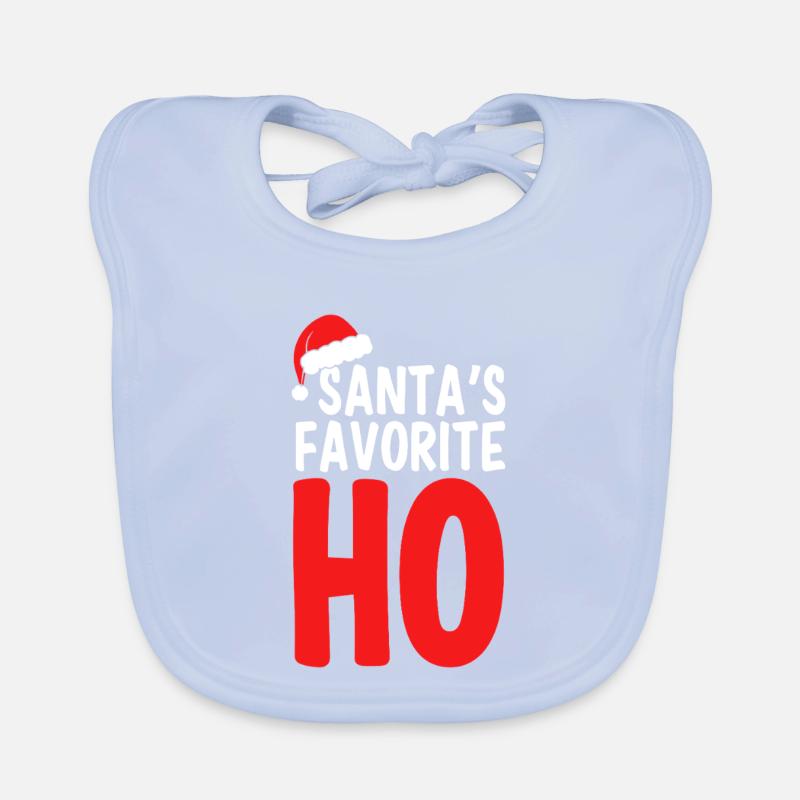 Le Ho préféré du Père Noël - Dicton effronté Bavoir bio Bébé