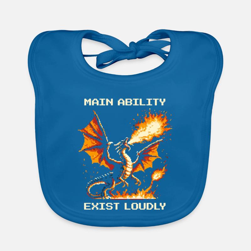 Main Ability: Exist Loud | Dragon Organic Baby Bibs