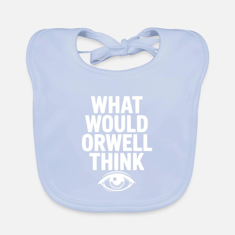 What Would Orwell Think Organic Baby Bibs