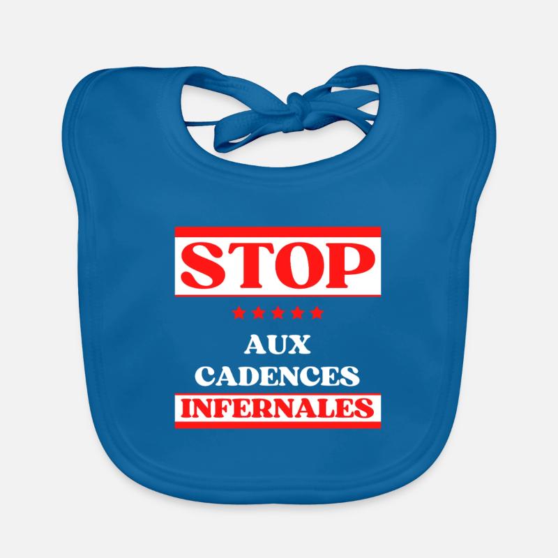 STOP the infernal pace Organic Baby Bibs