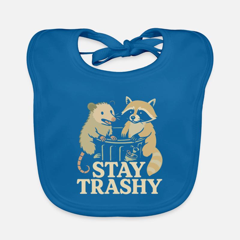 Restez trash Bavoir bio Bébé