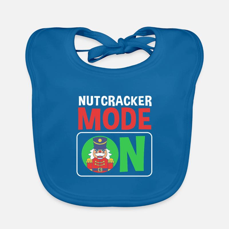 Nutcracker Christmas Organic Baby Bibs