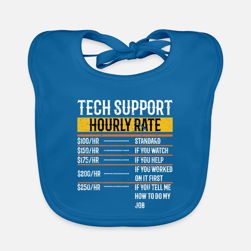 Support technique Taux horaire Programmeur Technique Bavoir bio Bébé
