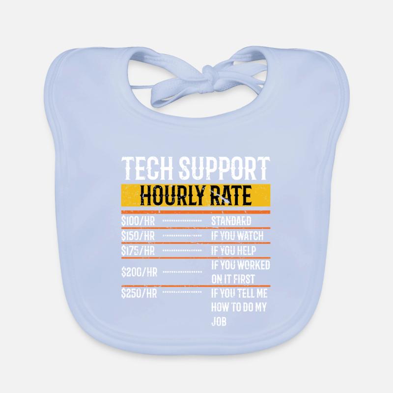 Support technique Taux horaire Programmeur Technique Bavoir bio Bébé