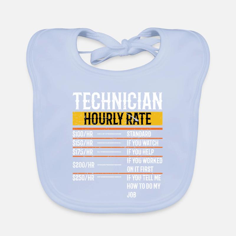 Technicien Taux horaire Technicien de maintenance Tech Bavoir bio Bébé