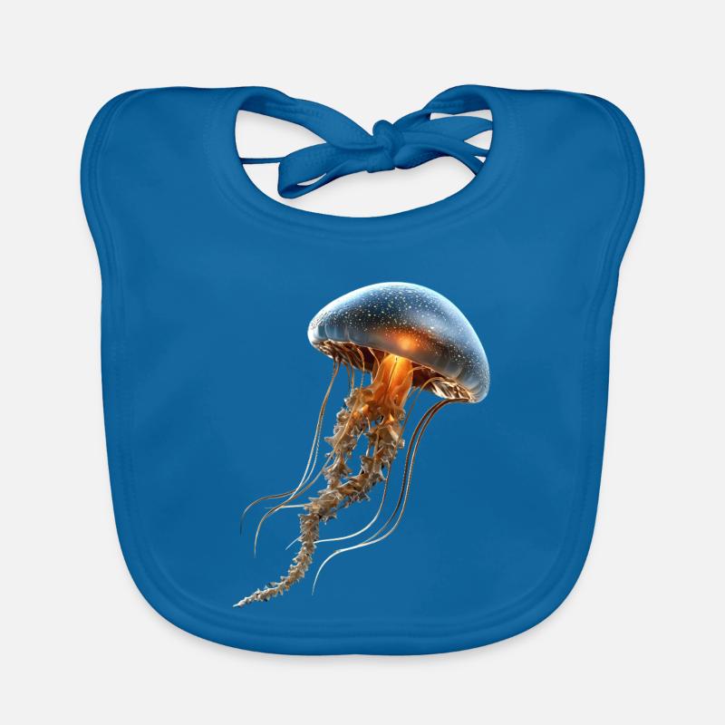 Méduse Méduse de feu Méduse Méduse mignonne Bavoir bio Bébé