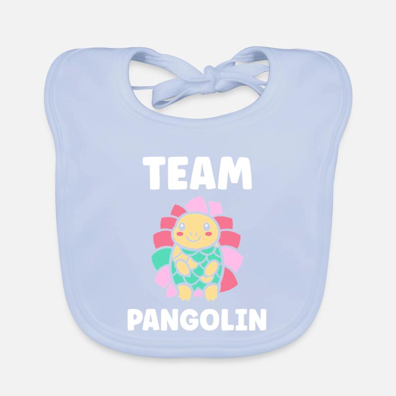 Pangolin Pastell Team Baby Bio-Lätzchen