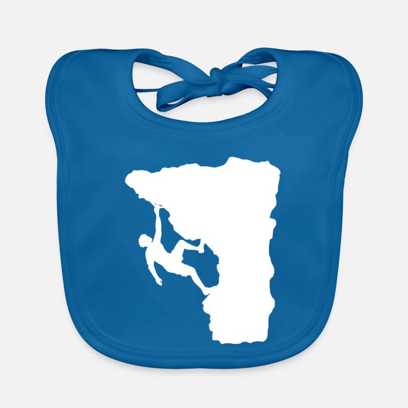 Climber on the ledge Organic Baby Bibs