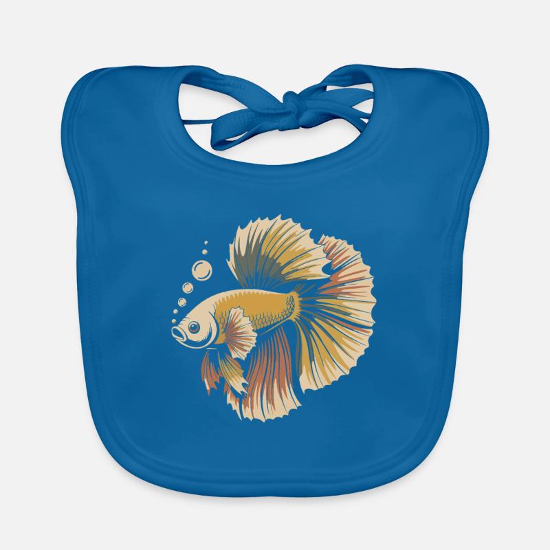 Betta Farbexplosion Fisch Baby Bio-Lätzchen