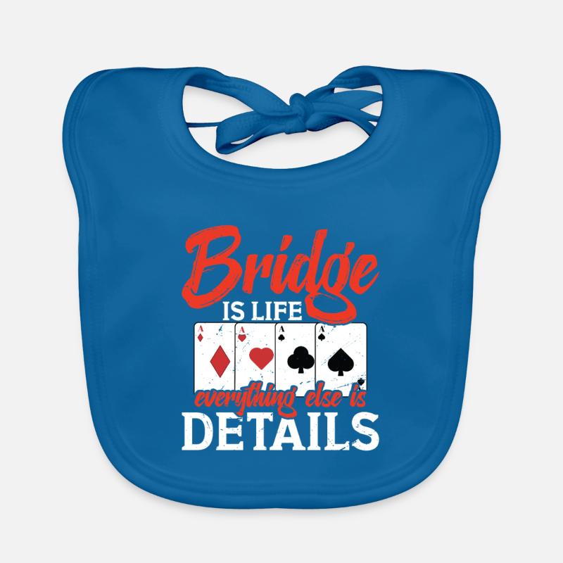 Bridge Is Life, Everything Else Is Details Organic Baby Bibs