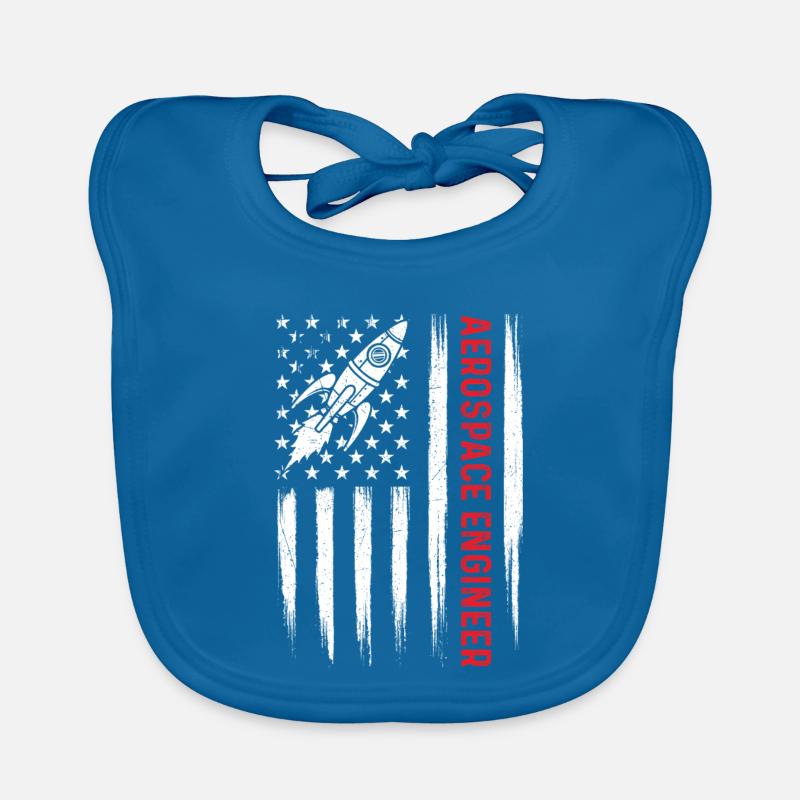 Aerospace Engineer Simple Bold STEM Pride Quote Organic Baby Bibs