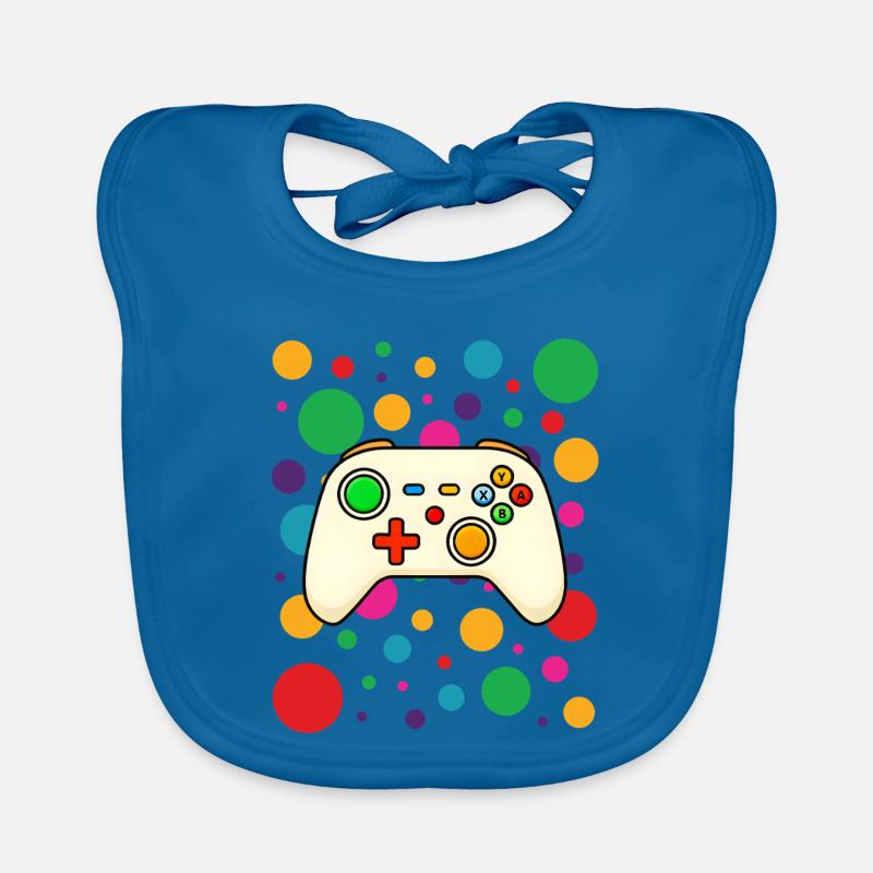 Colorburst Gamecontroller Baby Bio-Lätzchen
