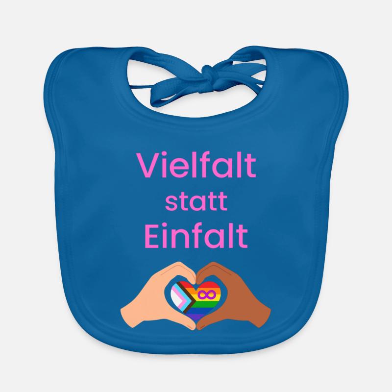 Vielfalt statt Einfalt Baby Bio-Lätzchen