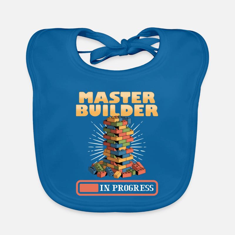 Building Blocks Kids Brick Builder Baby Bio-Lätzchen