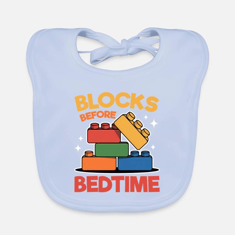 Blocs de construction Enfants Brick Builder Bavoir bio Bébé