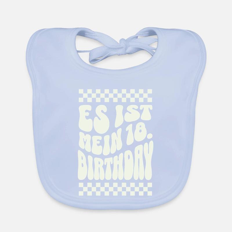 C’est mon 18e anniversaire Retro Design Bavoir bio Bébé