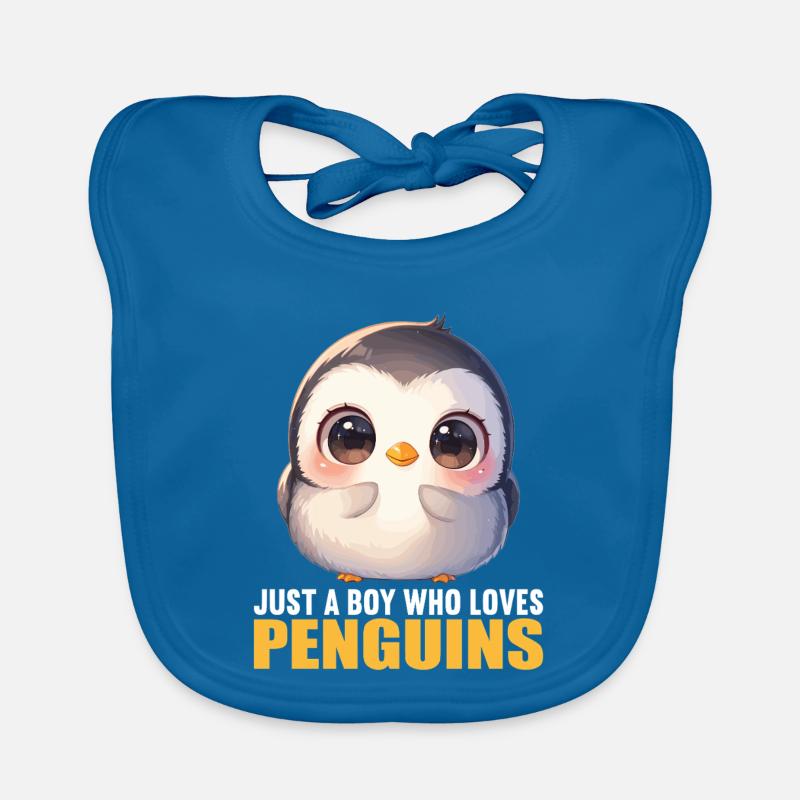 Pingouins Pingouin Bavoir bio Bébé