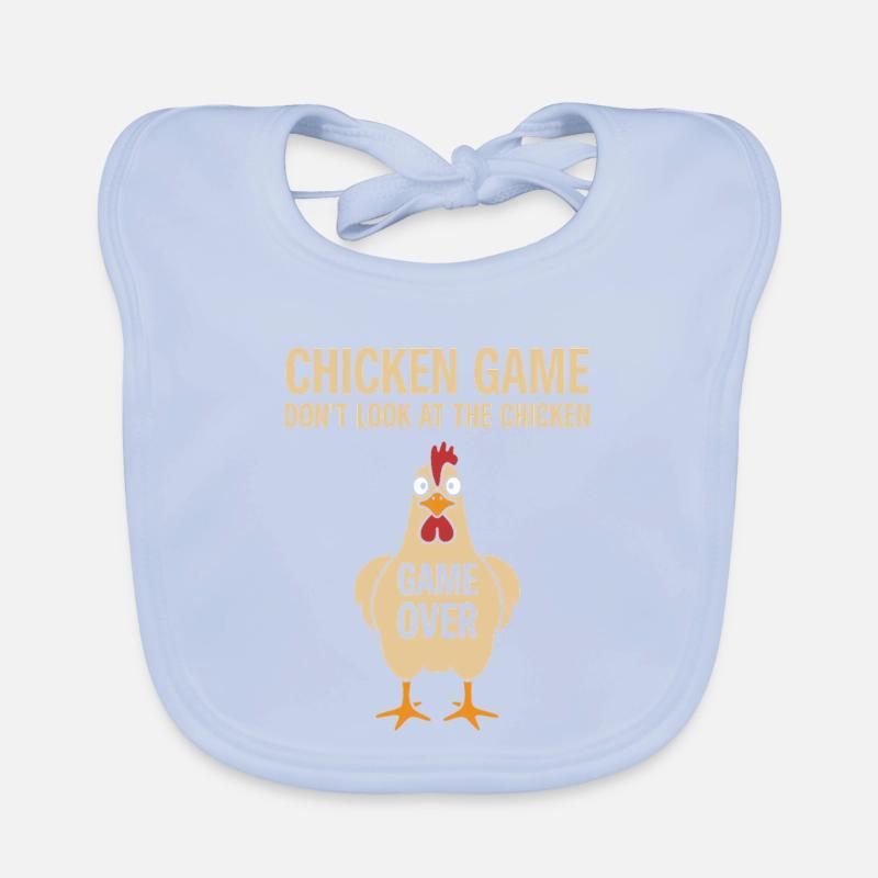 Jeu de poulets de théorie de jeu Bavoir bio Bébé