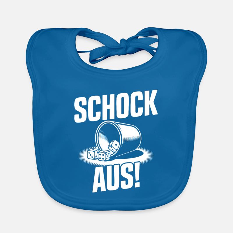 Shock off! Funny Shocking, Dice, Puzzle Organic Baby Bibs