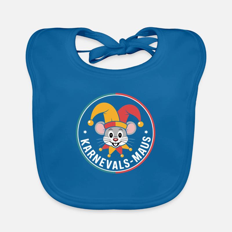 Souris de carnaval Souris de Cologne Souris de carnaval Bavoir bio Bébé