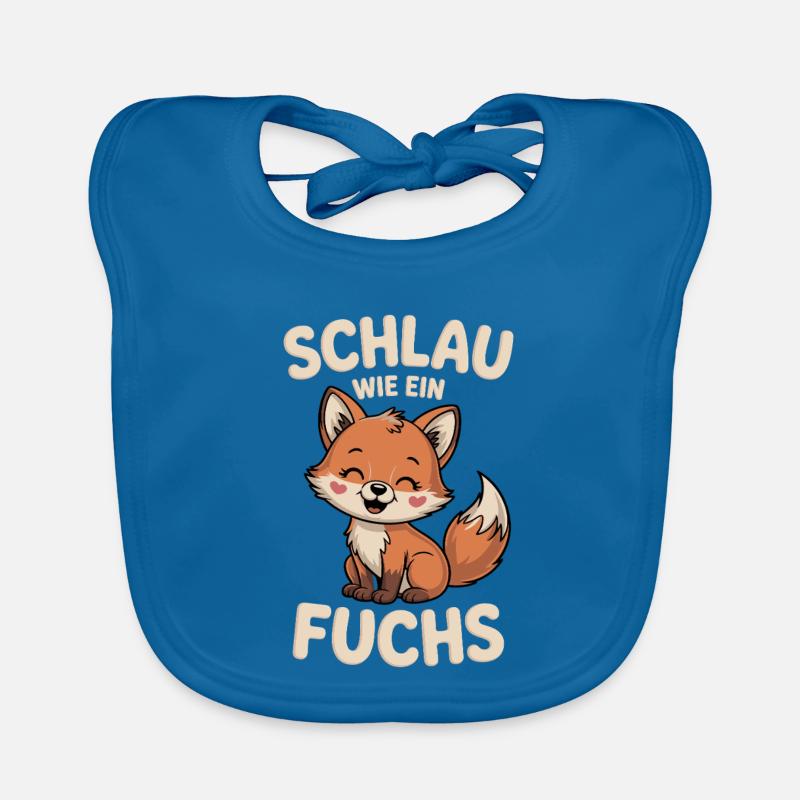 Smart as a fox cute Organic Baby Bibs