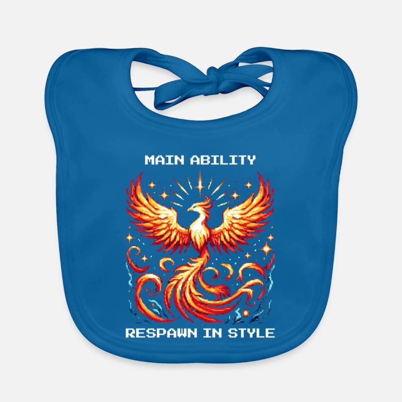 Main Ability: Respawn in Style | Phoenix Organic Baby Bibs